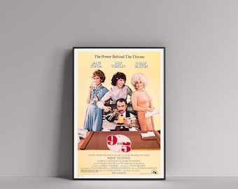9 to 5 (1980) 11x17 Movie Film POSTER (Jane Fonda, Lily Tomlin, Dolly Parton)