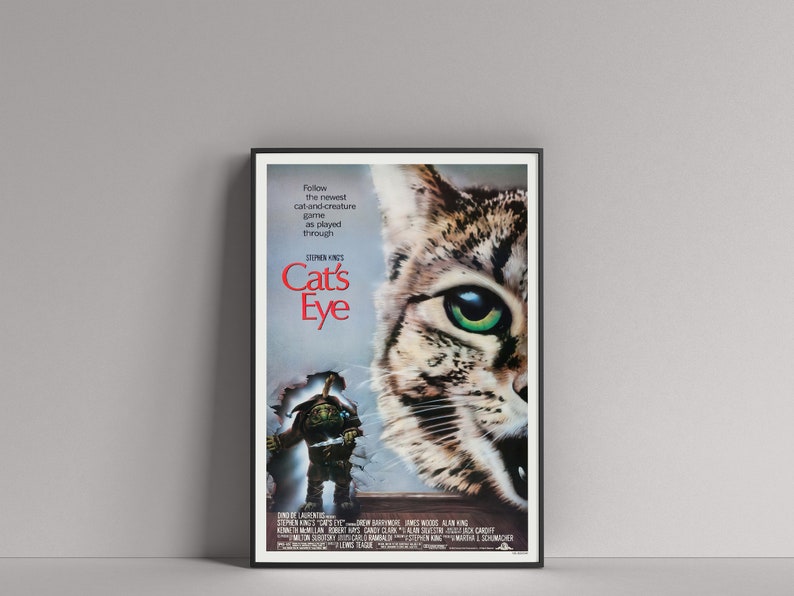 Cat s Eye 1985 11x17 Movie Film POSTER Drew Barrymore James Woods Etsy Cat s Eye 1985 11x17 Movie Film POSTER Drew Barrymore James Woods Etsy