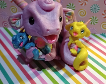 Mother's Day Dragon with her babies