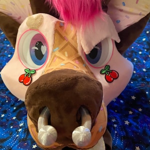 3D printed Fursuit septum piercing!