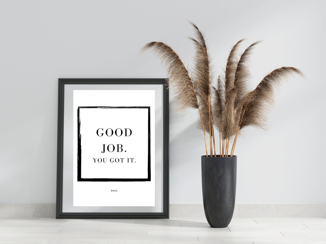 PRINTABLE Black and White Illustrated Quote Digital Art for - Etsy