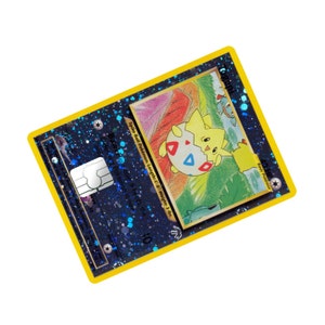 Credit Card Skin Cover SMART Sticker Flying Pikachu Pokémon Card