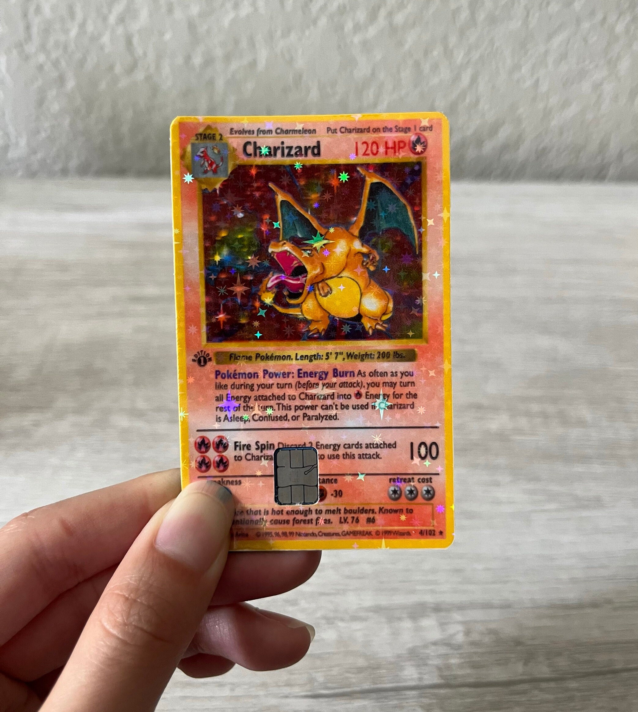 Charizard Credit Card Cover Etsy