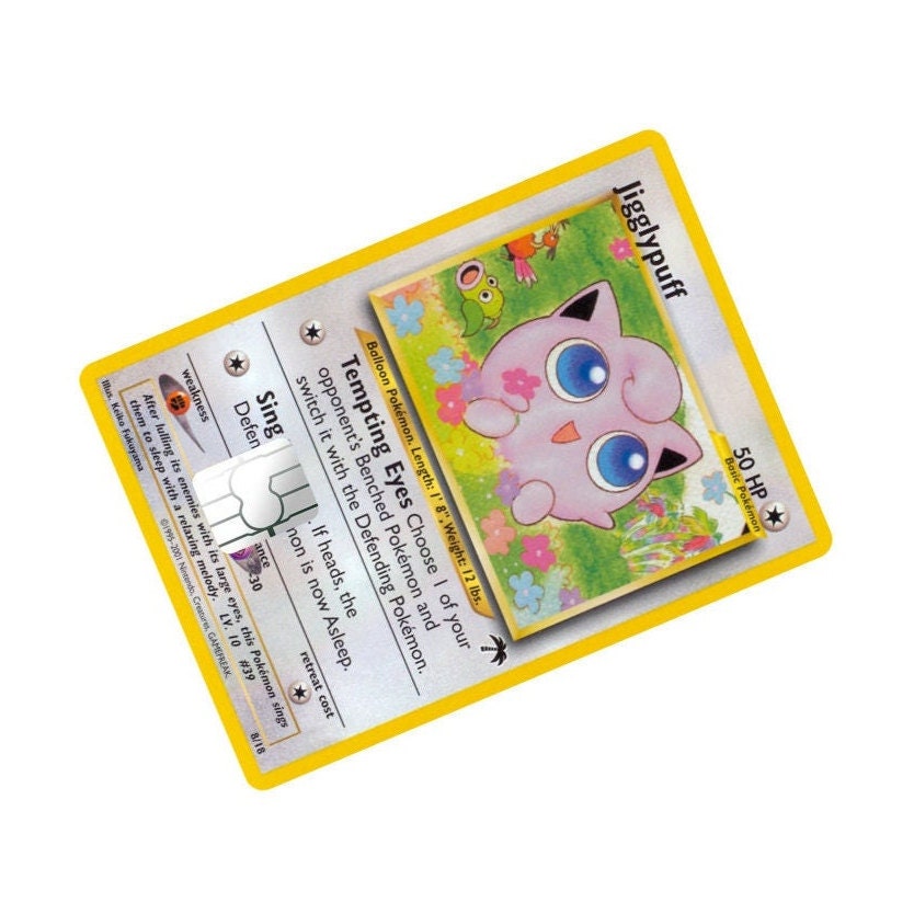 Jigglypuff Credit Card Skin - Etsy