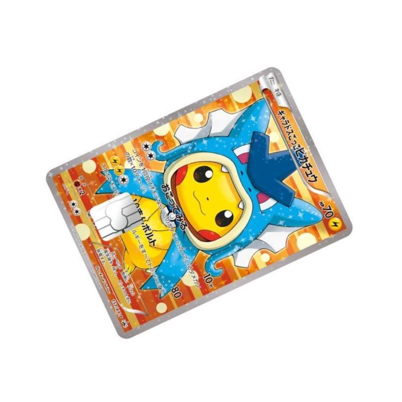 Debit Card Sticker Pikachu - Etsy