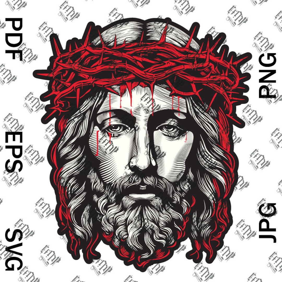 Jesus SVG, Crown of Thorns, Jesus Png Digital, Crown of Thorns