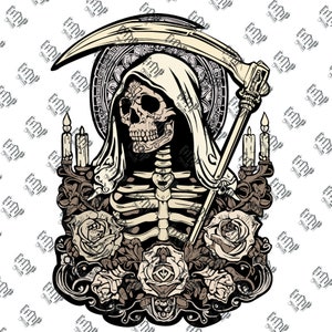 santa muerte SVG, saint of death, la santa muerte, holy death, PDF, png, imagen de la santa muerte
