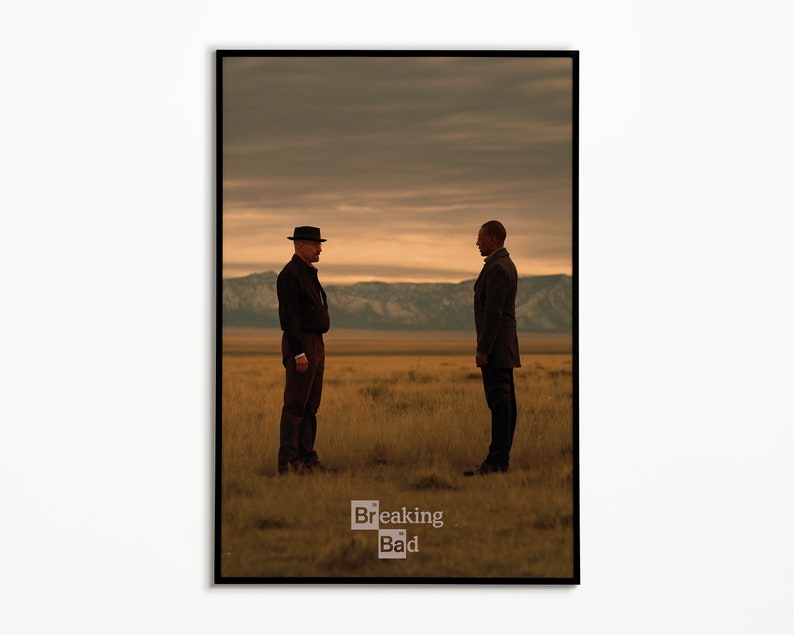 Breaking Bad poster, digital art, original design, digital download, wall art, tv show print, poster art, Breaking Bad tv show, heisenberg image 3