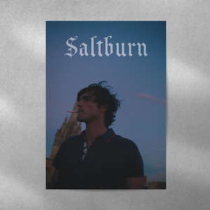 Saltburn movie poster, digital art, original design, digital download, wall art, movie print, poster art, Saltburn movie, Jacob Elordi