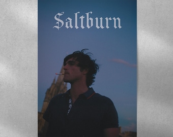 Saltburn movie poster, digital art, original design, digital download, wall art, movie print, poster art, Saltburn movie, Jacob Elordi