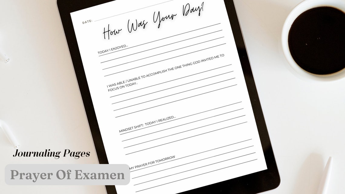 Prayer of Examen Journal Printable Bundle | Download Reflective Prayer ...