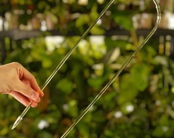 U-Shaped Minimalistic Clear Arch Trellis for Climbing Plants | Hoya Plant Support | Durable Acrylic