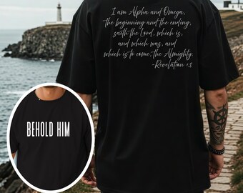 Christian Scripture T Shirt Comfort Colors® Religious Gift for Christian Dad Faith Based T-Shirt for Husband Scripture Shirt Christian Tee