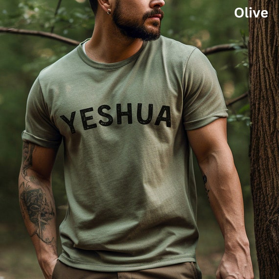 Yeshua T Shirt Yeshua Shirt Yeshua Faith Based Shirt Christian Merch for Men Christian Shirt Gift Christian Streetwear Christian Apparel