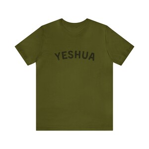 Yeshua T Shirt Yeshua Shirt Yeshua Faith Based Shirt Christian Merch for Men Christian Shirt Gift Christian Streetwear Christian Apparel 画像 7