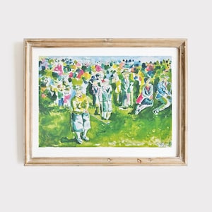 BOBBY JONES circa 1934 12x16 watercolor print, The Masters, Augusta National, Wall Art, Golf Art Print, frame not included