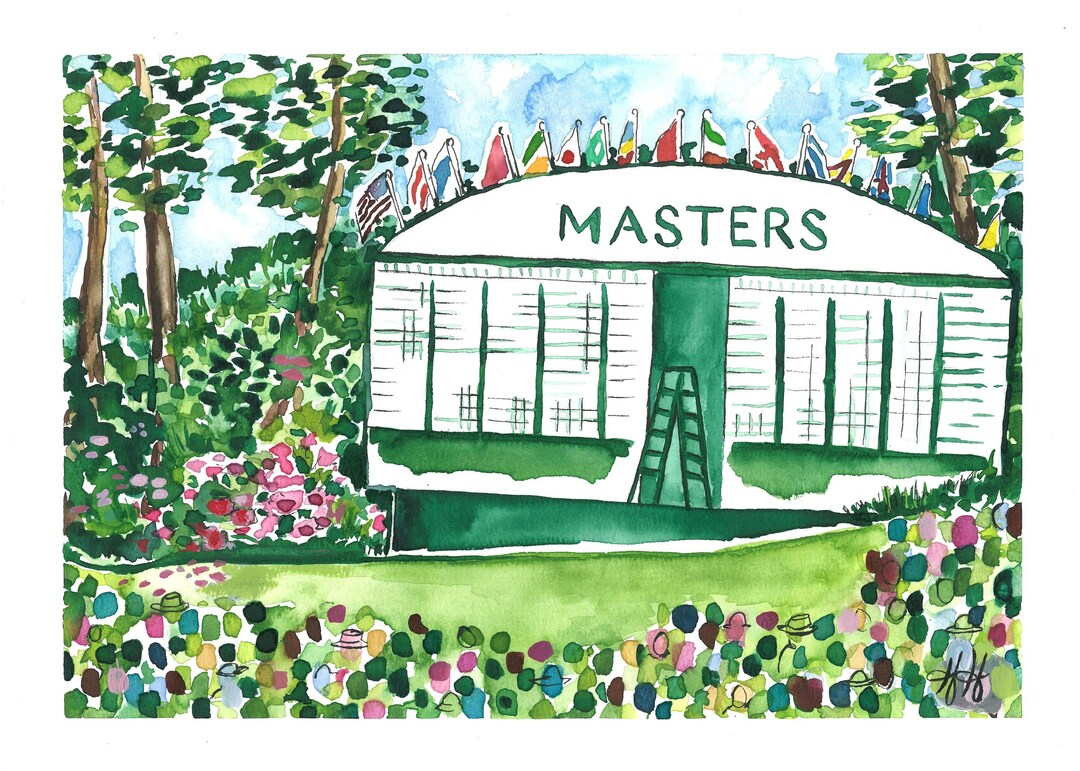 Augusta National Leaderboard the Masters Tournament Etsy