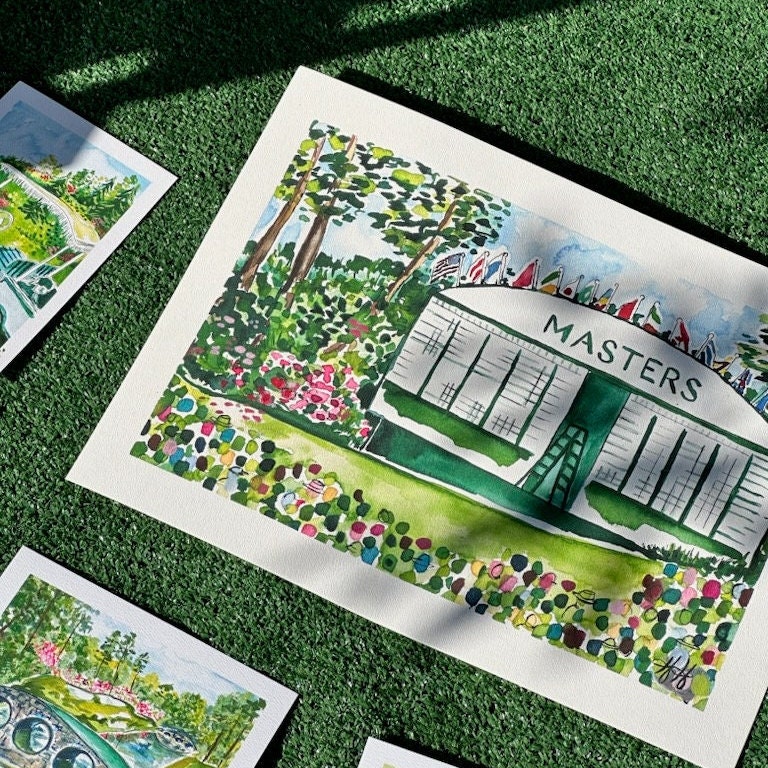 Augusta National Leaderboard the Masters Tournament Etsy