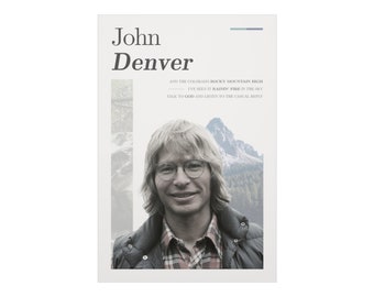 John Denver - Rocky Mountain High Poster