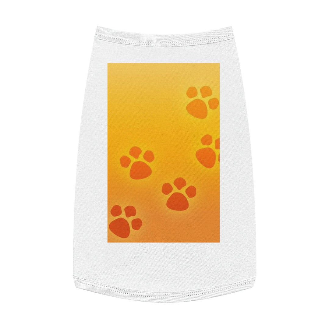pet-tank-top-retro-orange-paws-pet-supplies-pet-clothing-etsy
