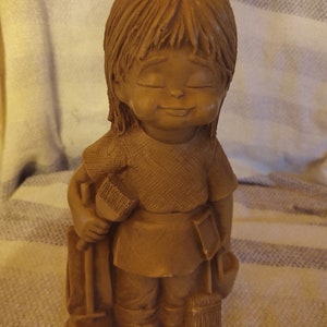 Vtg Fannykins Bill Mack Domestic Engineer statue