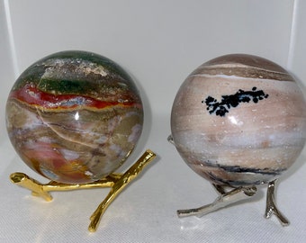 U Chose Ocean Jasper Unique Spheres 832g-905g
