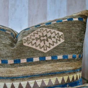 Beige bohemian Kilim pillow cover, Turkish throw pillow, Geometric Woven cushion cover, Textured euro sham cover, Kilim lumbar pillow case