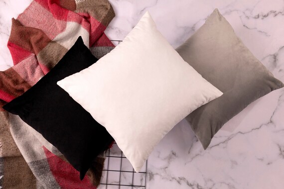 Velvet euro pillow covers cheap