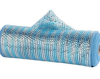 Breites Foliennetz, Hellblau, Champagner, Rauchblau, 25,4 cm x 9,14 m, RY8017JF