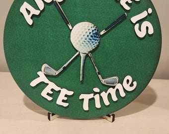Wieniec na znak „Tee Time Golf” – centralny element, 9 cali, warstwowy wzór