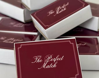 Personalised Matchbox Favors – Bridal Shower, Hen Do Gifts