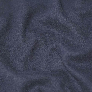 2,5 m englischer marine Kashmir / Wolle Stoff von Abraham Moon