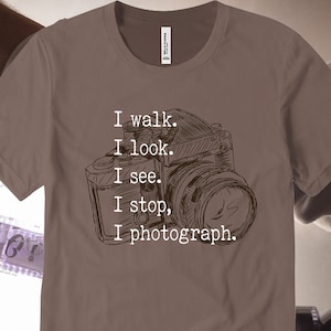 I Stop I photograph Photography Tshirt, Photographer Shirt, Camera Shirt, Photography T-shirt, Gift for Photographer,Photography Lover Shirt