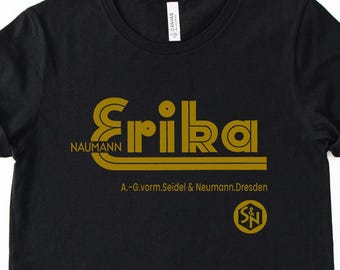 Erika Typewriter Tshirt, Typewriter graphic Shirt, 1930s, Original, Tik tok, writer tshirt, typewriter print shirt retro style tshirt