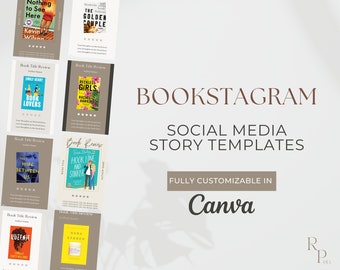 Reserve plantillas de historias de Instagram y portadas destacadas e íconos destacados de Instagram para Bookstagram, amantes de los libros y bloggers de libros