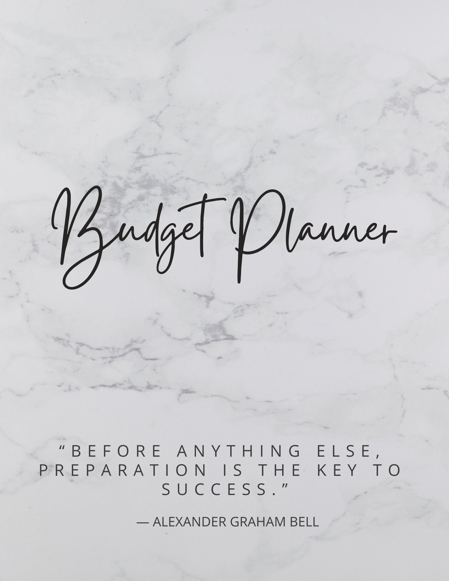 Budget Planner PDF Version Printable Etsy