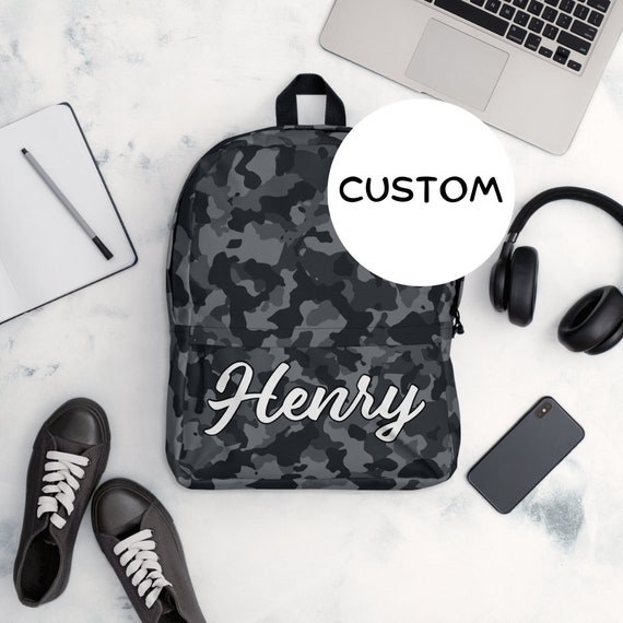 camouflage backpack military backpack name