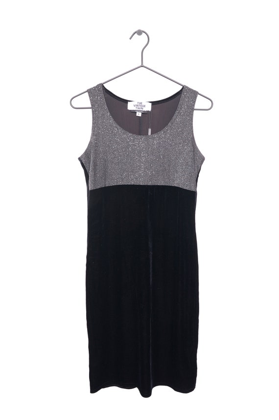 Silver velvet dress - Gem