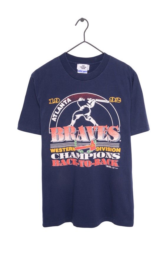 Vintage, Shirts, Vintage Lee Sport Atlanta Braves Locker Room Graphic T  Shirt