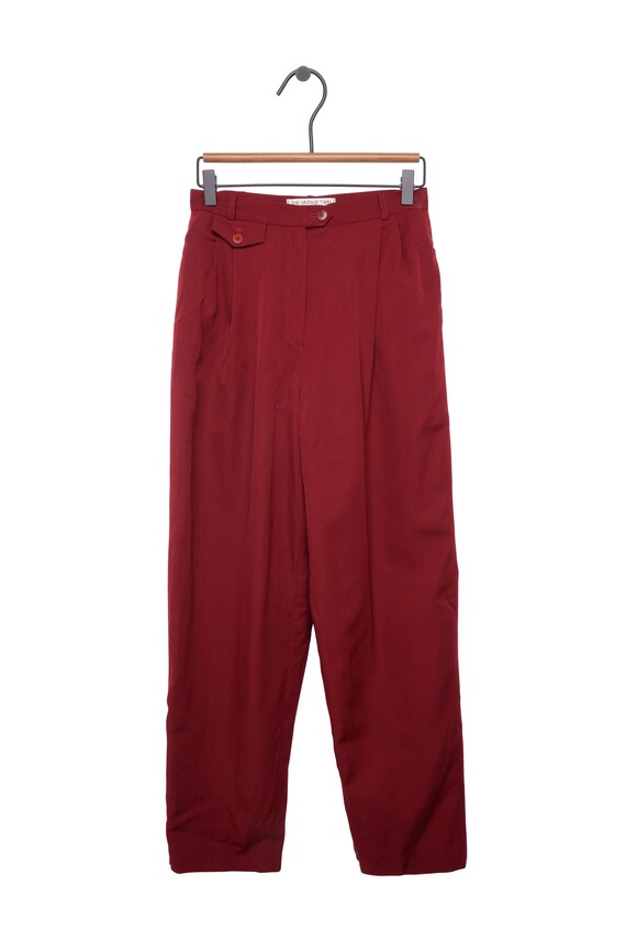 Maroon & Red Solid Woolen Trouser (Pack of 2) main image 1