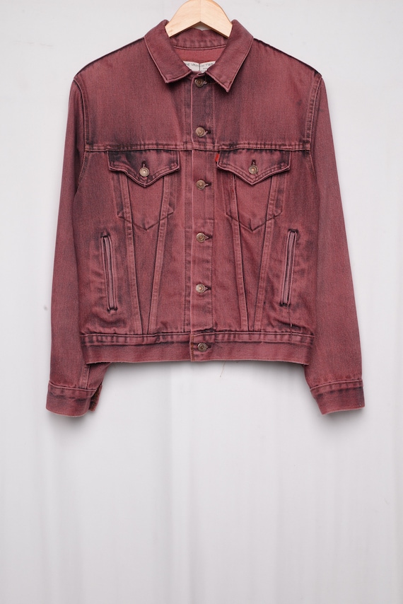 levis red denim jacket Gem