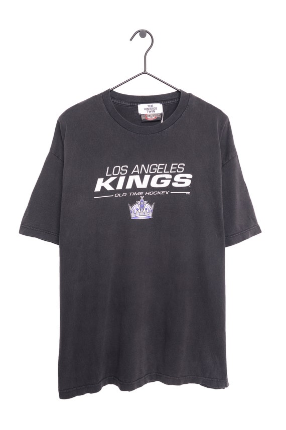 Vintage Los Angeles Kings Sweatshirt Men Lrg Black 90'Crewneck Hockey  Pullover