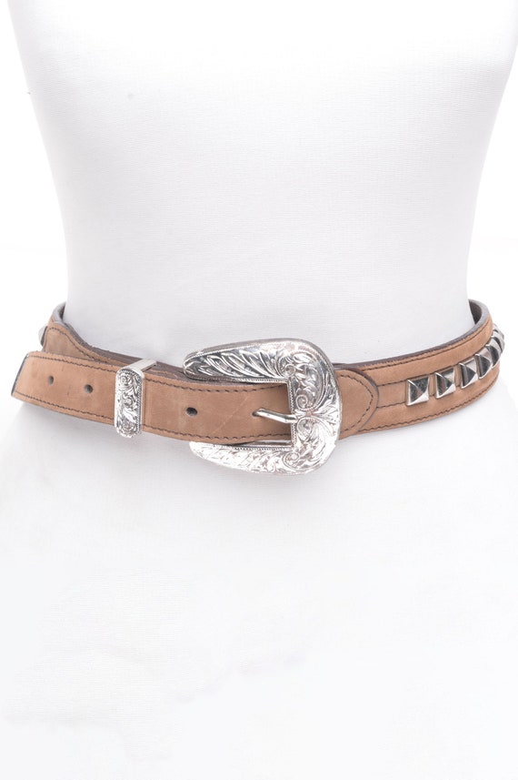 Leather Studded Belt 29