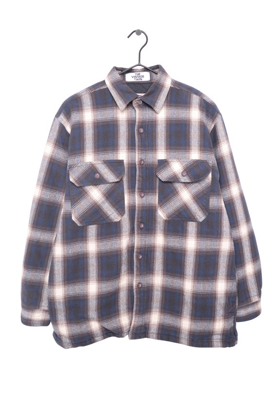 Navy flannel jacket Gem