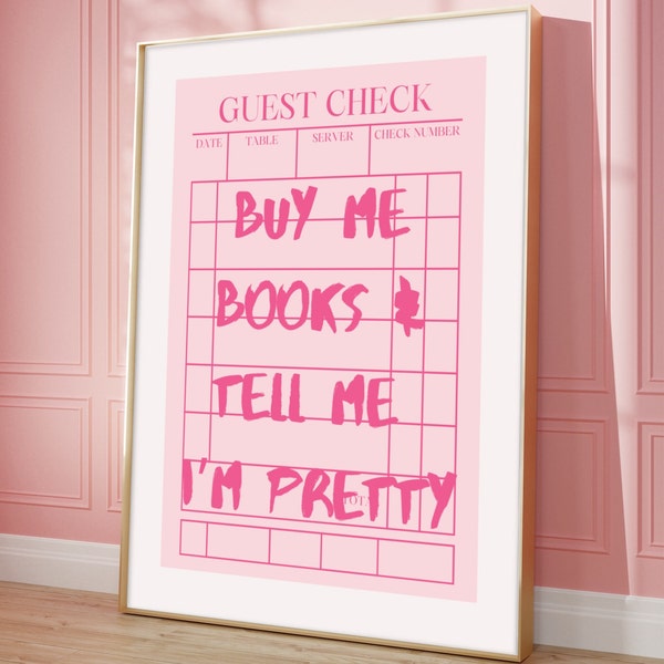 Buy Me Books & Tell Me I'm Pretty | Print