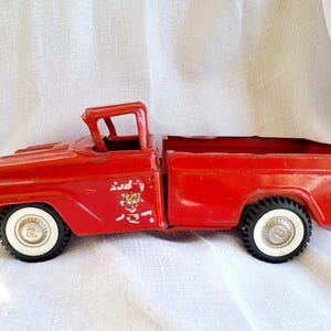 1960s Traveling Zoo Ford Truck, Vintage 1960&#39;s Buddy L Pressed Steel Traveling Zoo Pickup Truck Ford, Gift For Boys