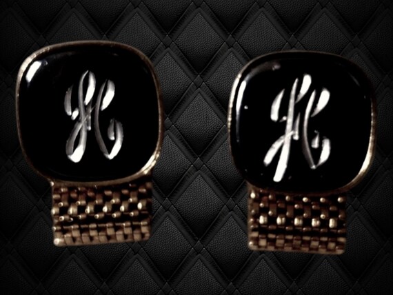 Personalized Initial Engraved Cufflinks: Vintage … - image 6