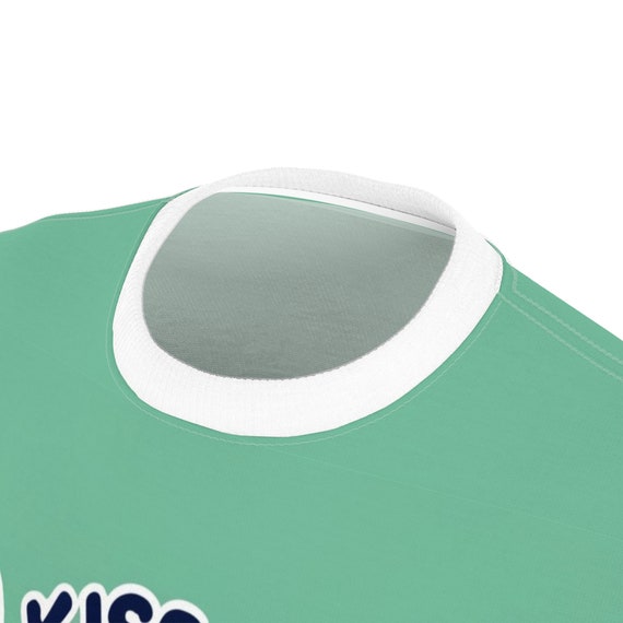 1970s Green Ringer Kiss My Grits Tee Selected by Cherry