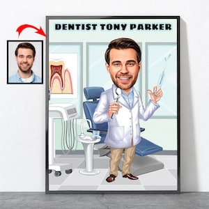 Cadeau dentiste, dentiste personnalisé remise des diplômes anniversaire retraite avenir personnalisé drôle cadeau unique pour lui ses hommes femmes hommes femmes, dentiste