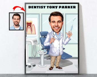 Dentist Gift, Personalized Dentist Graduation Birthday Retirement Future Custom Funny Unique Gift For Him Her Men Women Male Female, Dentist